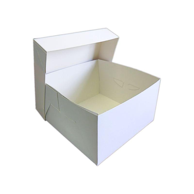 Ivory White Wedding Cake Boxes